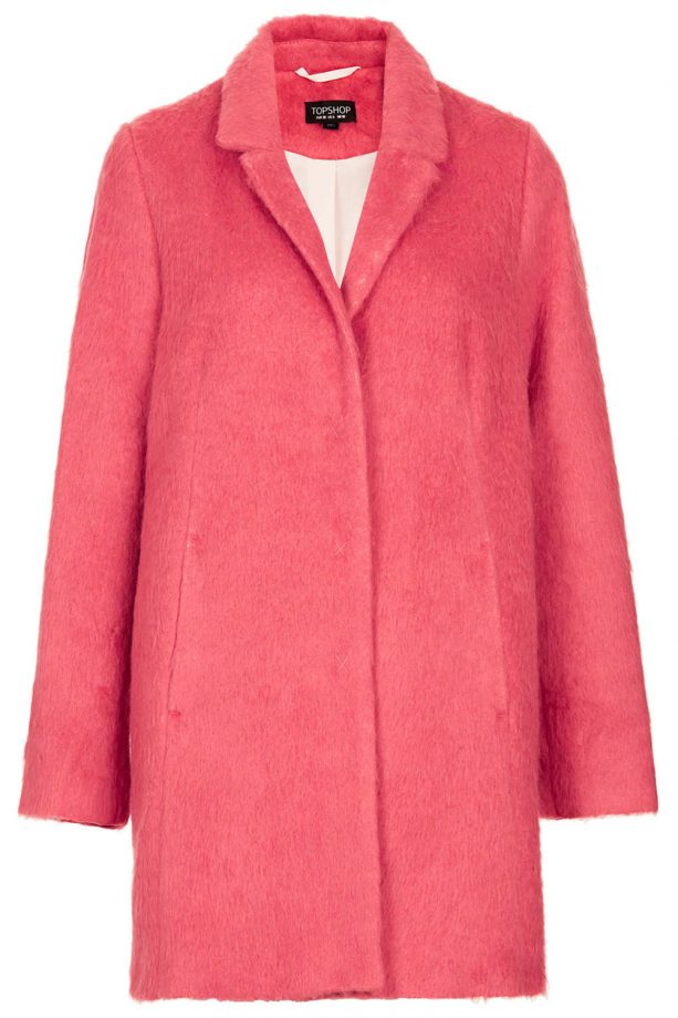Topshop Fluffy Swing Boyfriend Coat, £89