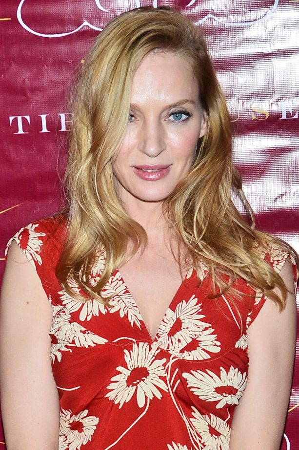 Uma Thurman Attends The Tibet House 11th Annual Benefit Auction, New York