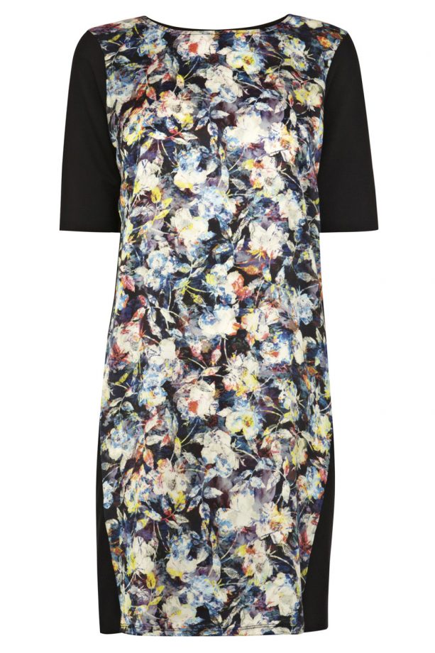 Warehouse Graphic Floral Woven Front Dress, £38