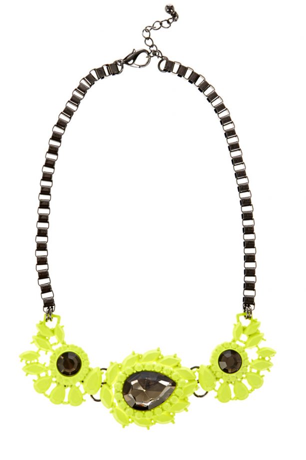 Warehouse Sprayed Statement Necklace, £18