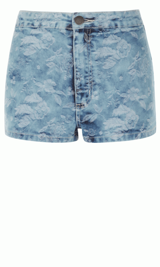 Primark Acid Wash Hot Pants, £10