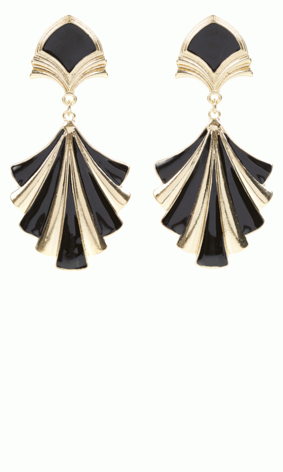 Primark Art Deco Earrings, £2.50