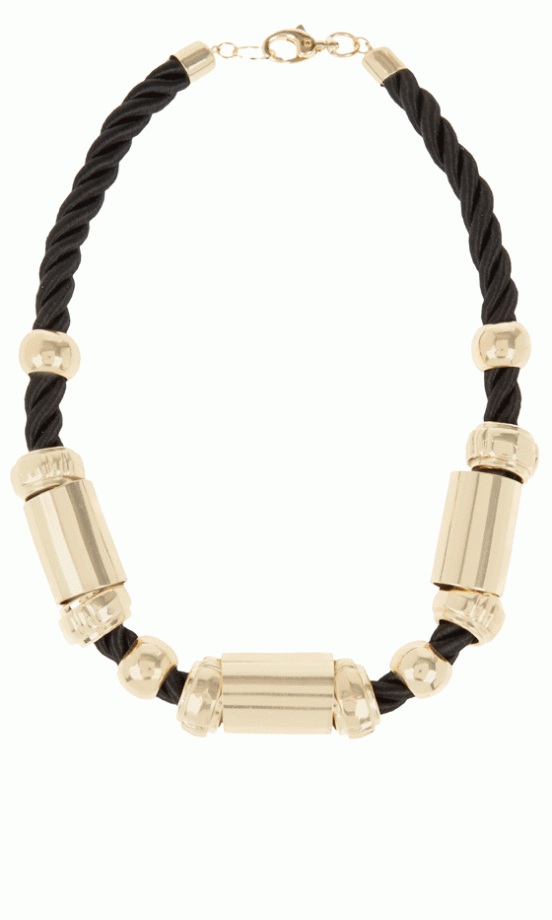 Primark Bolt And Rope Necklace, £5