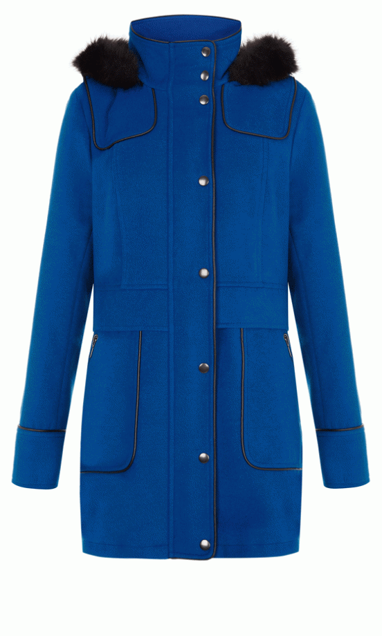 Primark Cobalt Parka, £32