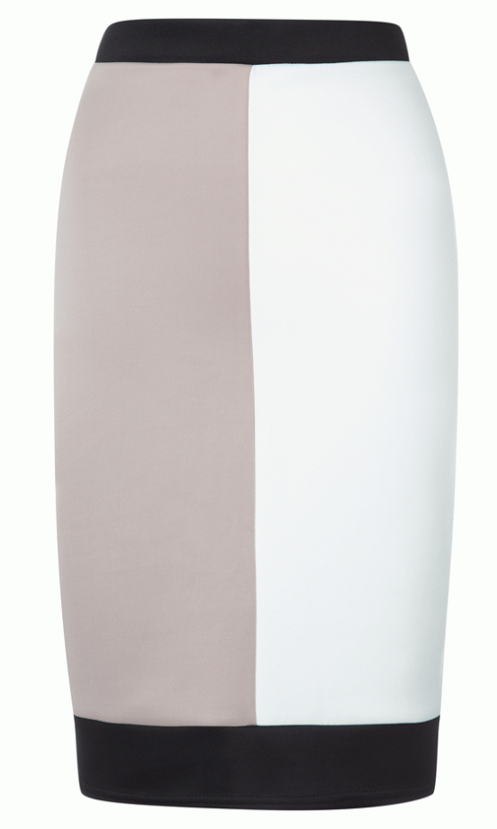 Primark Colour Block Pencil Skirt, £8
