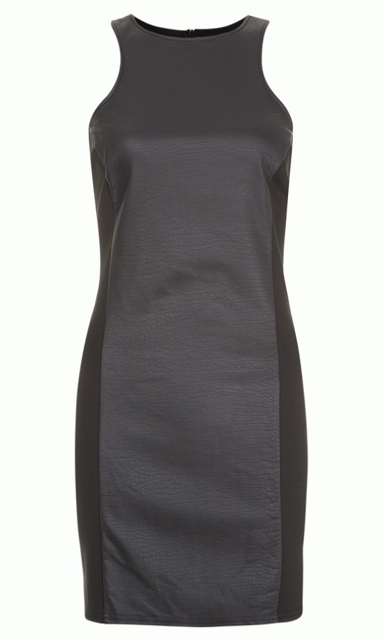 Primark Croc-Panel High Neck Midi, £13