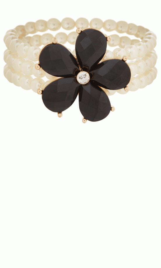 Primark Daisy Pearl Stretch Bracelet, £3