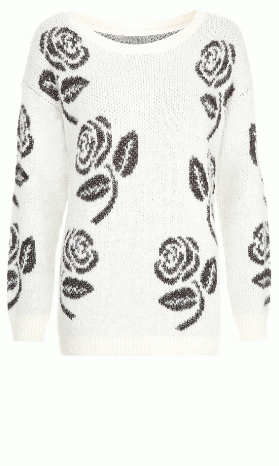 Primark Flower Print Jumper, £14