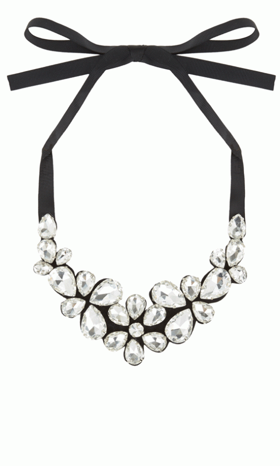 Primark Gem Flower Bib Necklace, £6