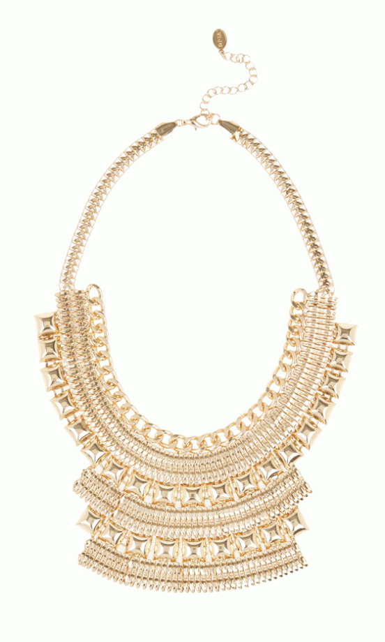 Primark Gold Statement Necklace, £6