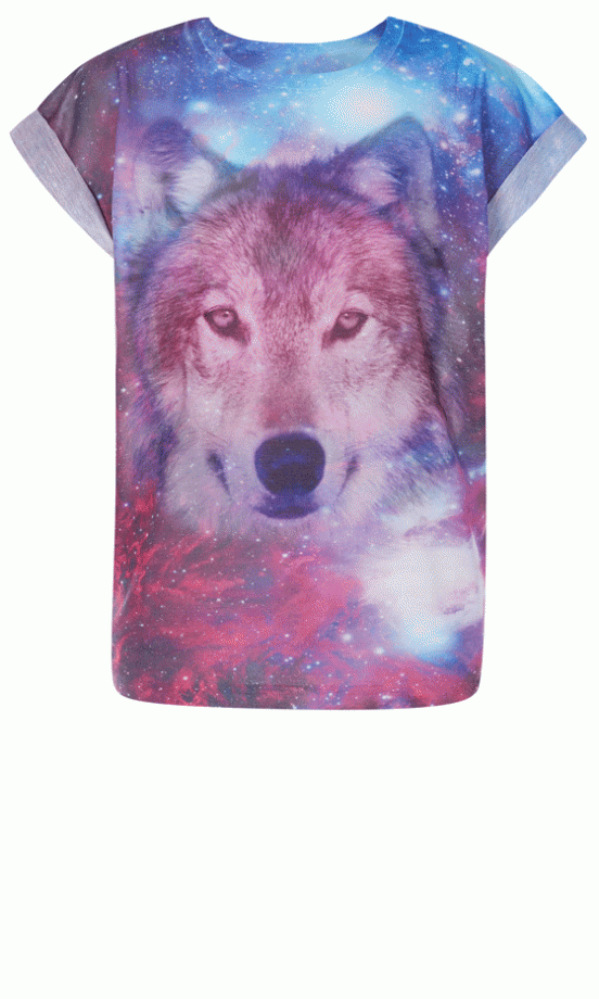 Primark Wolf Tee, £5