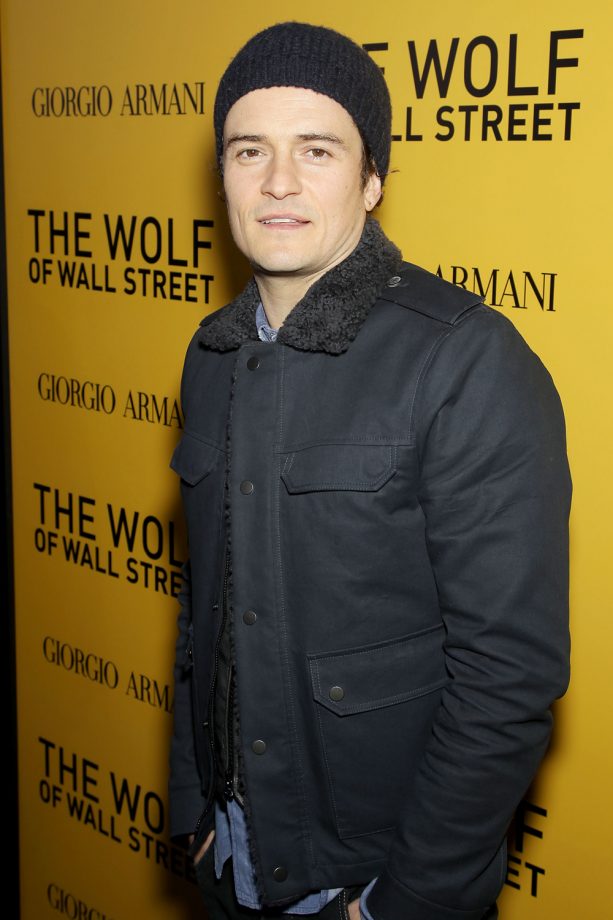 Orlando Bloom Dresses Down For The Wolf Of Wall Street Premiere