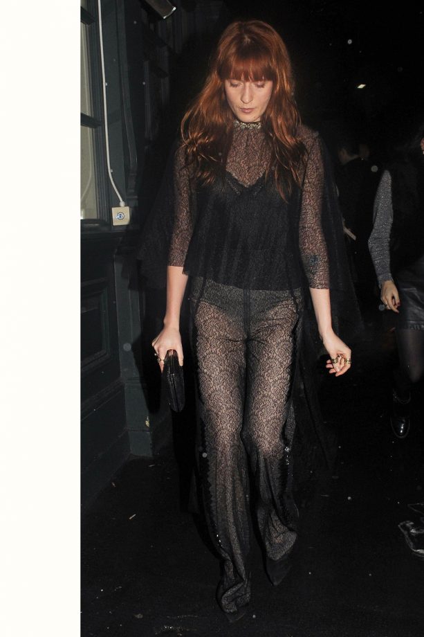 Florence Welch Parties In London