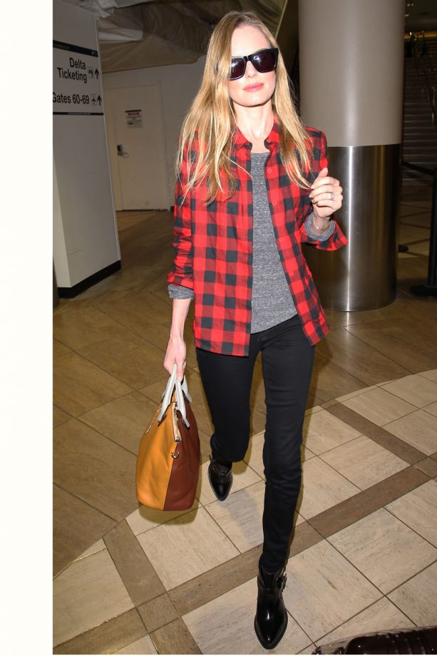 Kate Bosworth Arrives At LAX