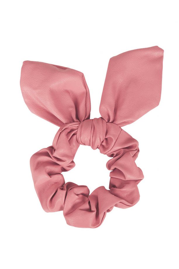 Topshop PU Bunny Ear Scrunchie, £4