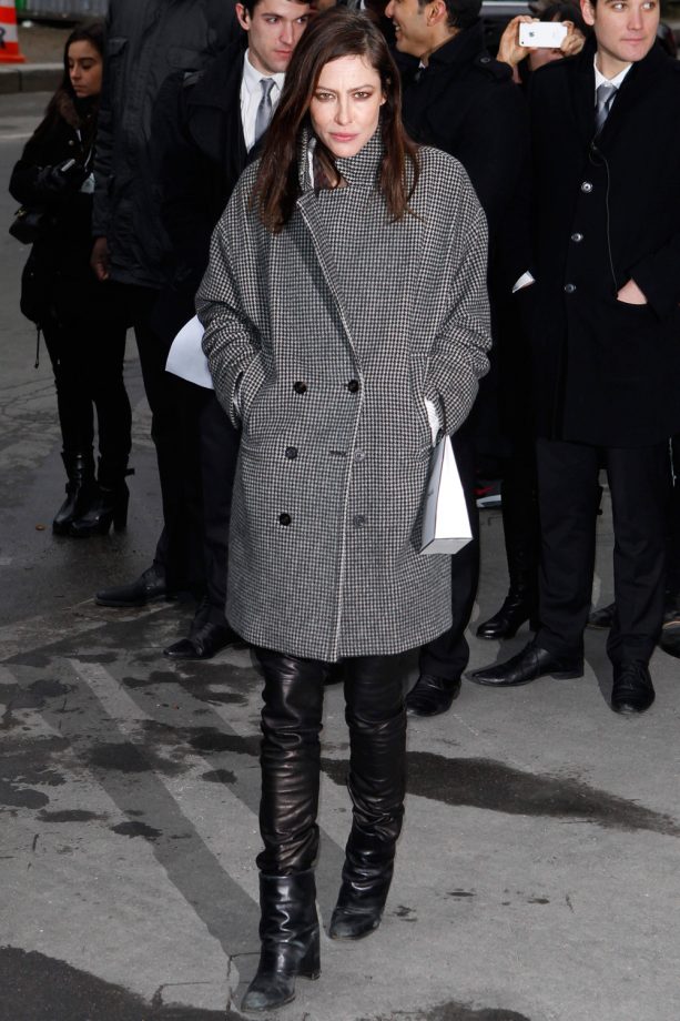 Anna Mouglalis At Chanel Couture's SS14 Show During Paris Haute Couture Fashion Week, 2014