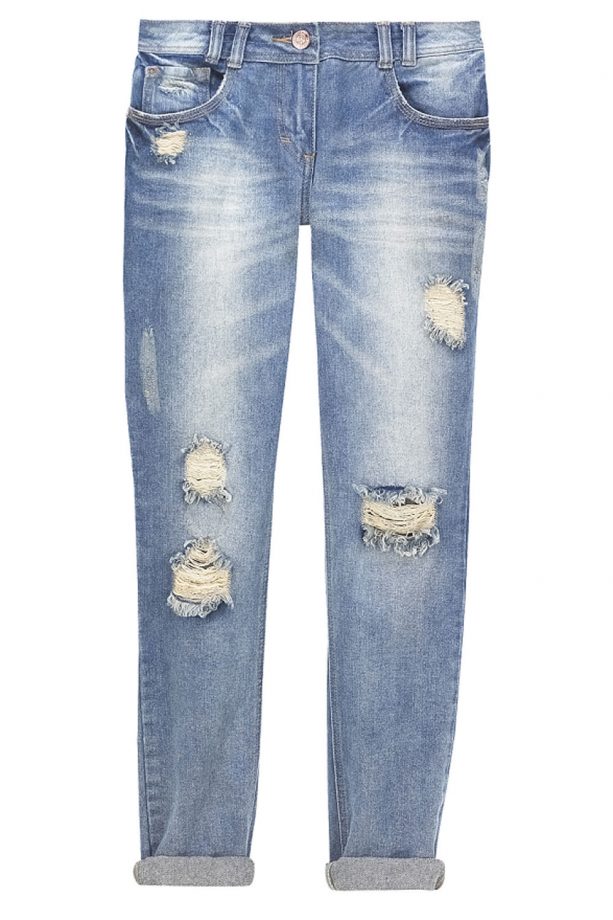 Blonde & Blonde Ripped Boyfriend Jean, £32