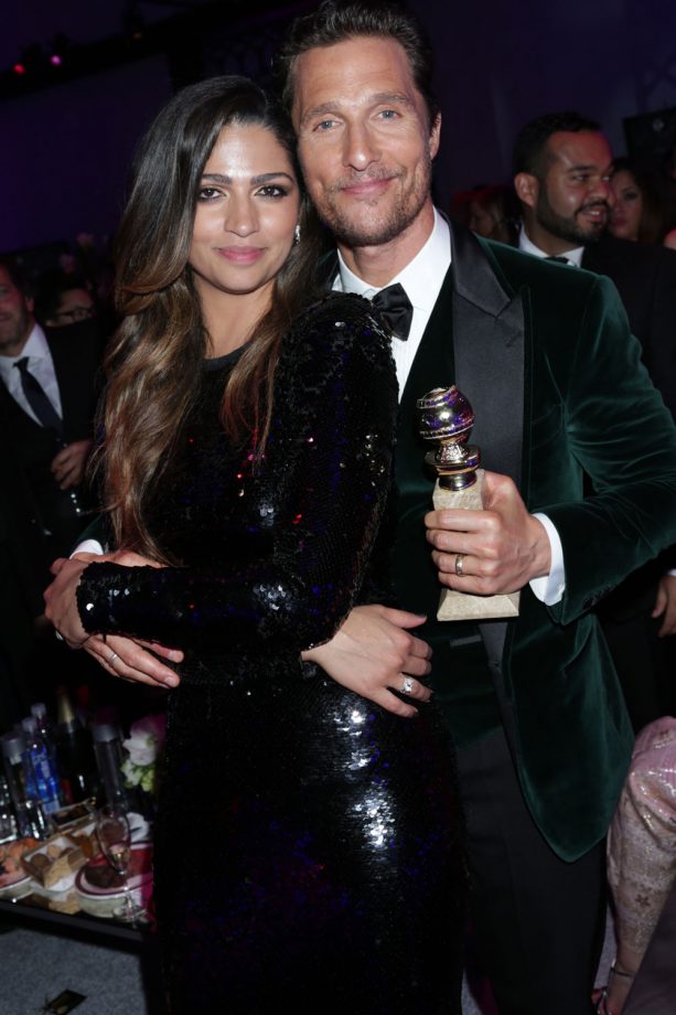 Camila Alves And Matthew McConaughey At The NBC Universal Focus After Party