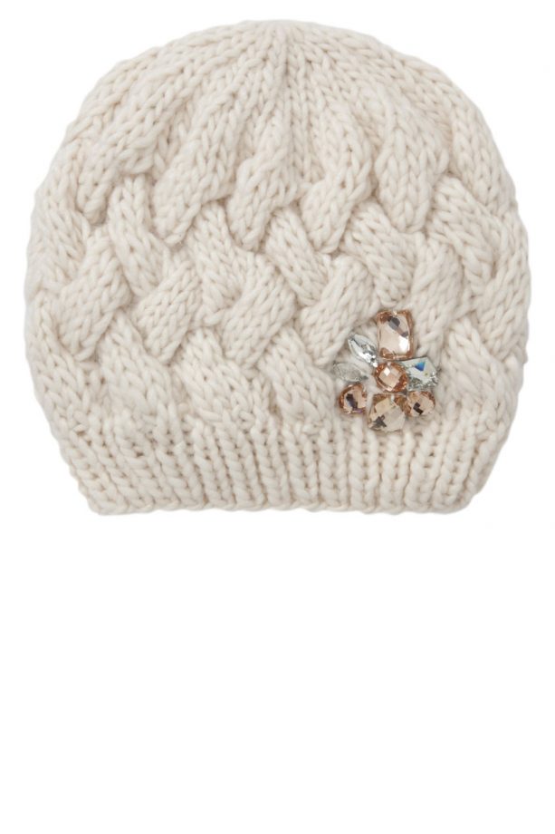 F&F Embellished Knitted Beanie, £7