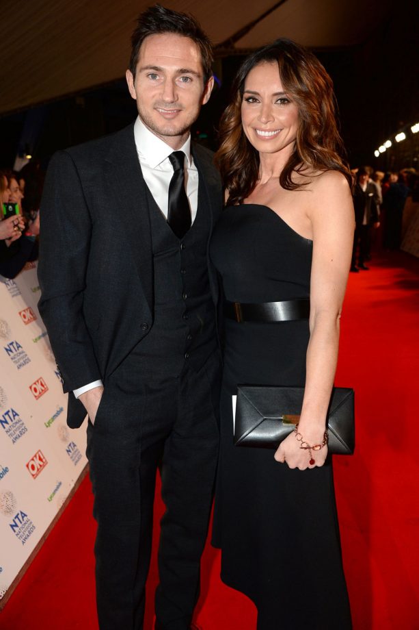 Frank Lampard And Christine Bleakley At The National Television Awards, 2014