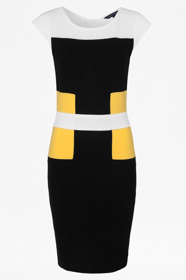 French Connection Manhattan Jersey Colour Block Dress, £60