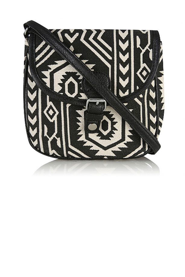George Aztec Print Cross Body Bag, £6