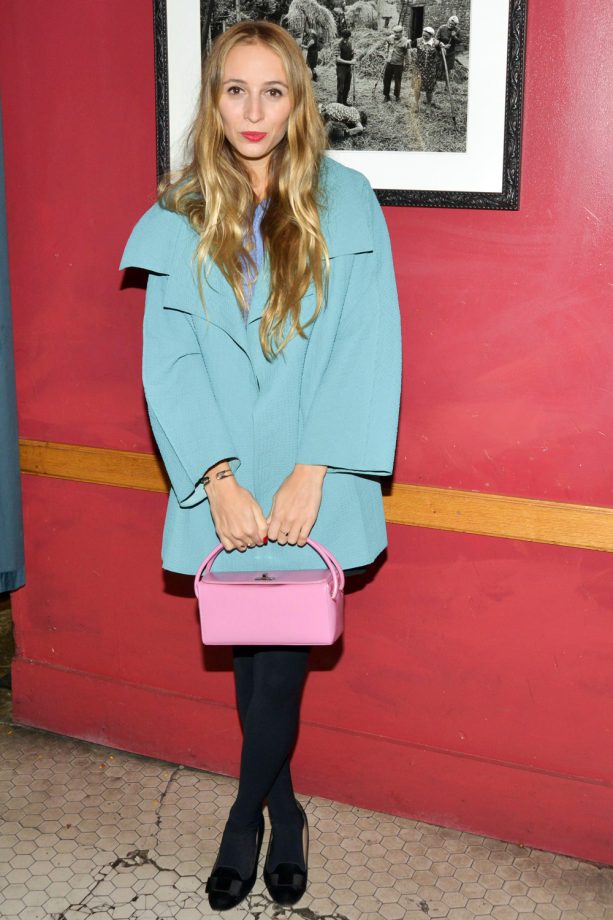 Harley Viera-Newton Works A Powder Blue Coat, 2013