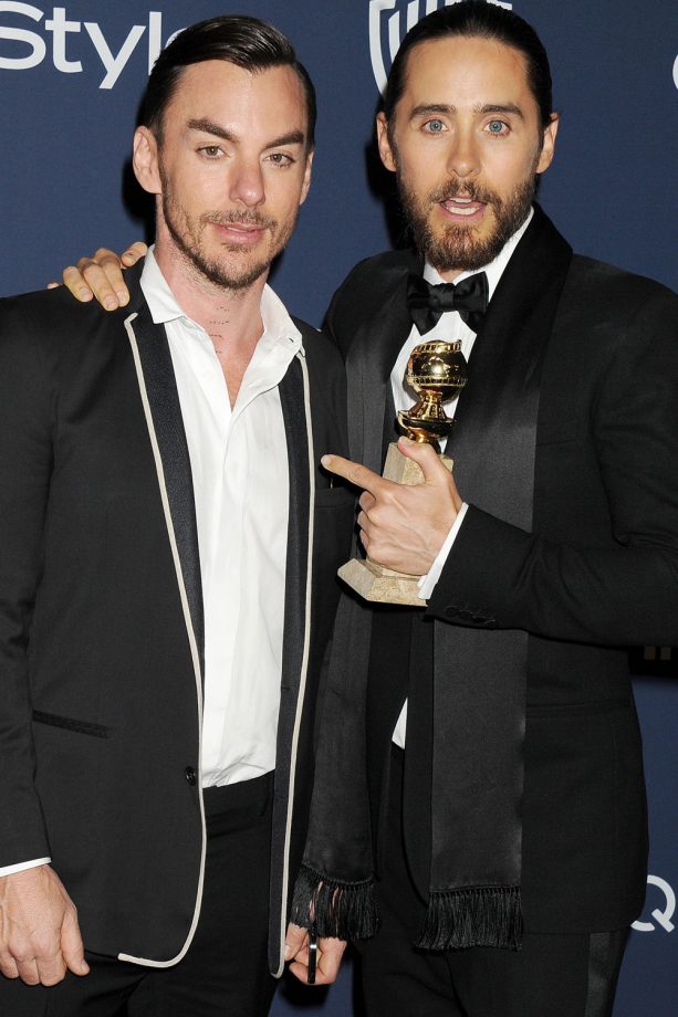 Jared Leto And His Brother At The Warner Bros & InStyle After Party