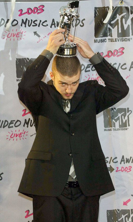 Justin Timberlake At The MTV Video Music Awards, 2003