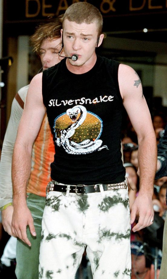 Justin Timberlake Performing With N'Sync On The 'Today Show', 2001