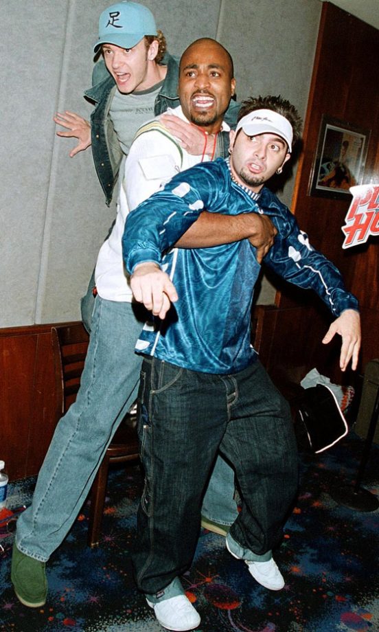 Justin Timberlake And Chris Kirkpatrick From N'Sync, 2000
