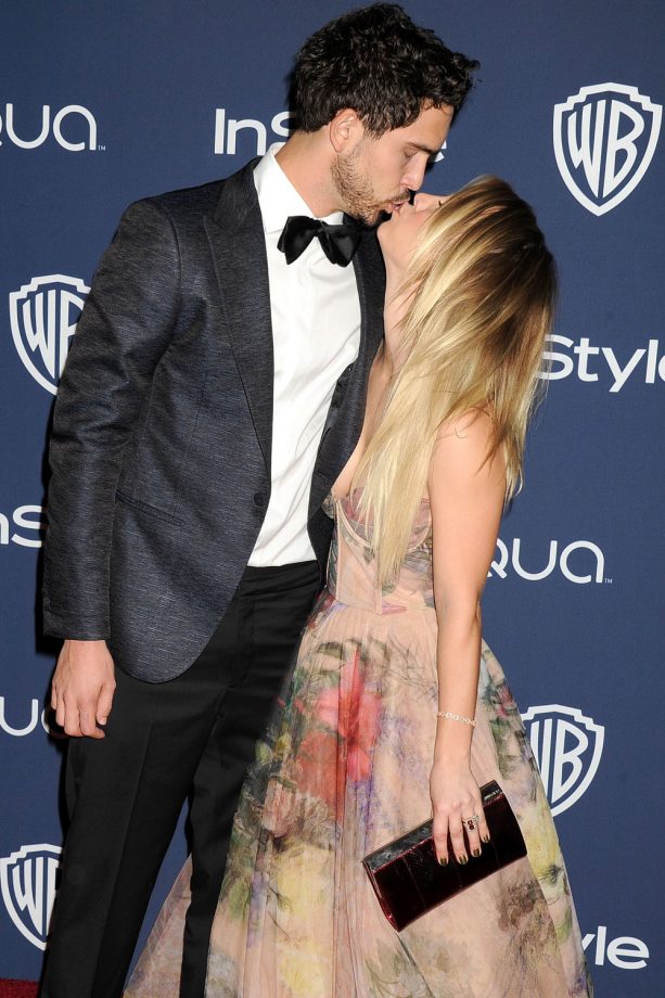 Kaley Cuoco And Ryan Sweeting At The Warner Bros & InStyle After Party