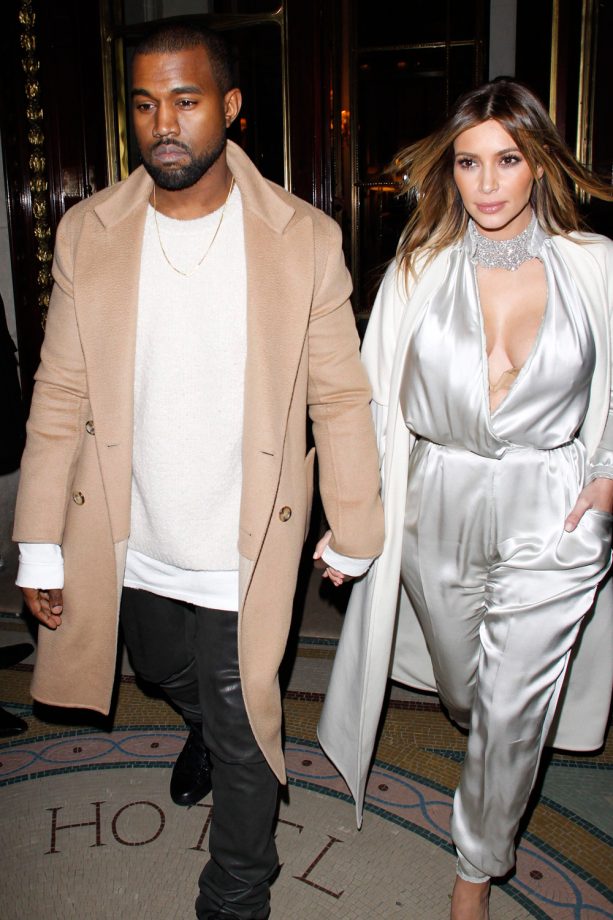 Kanye West And Kim Kardashian Hit Paris Hand In Hand For Couture Fashion Week, 2014