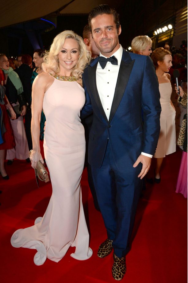 Kristin Rihanoff And Spencer Matthews At The National Television Awards, 2014