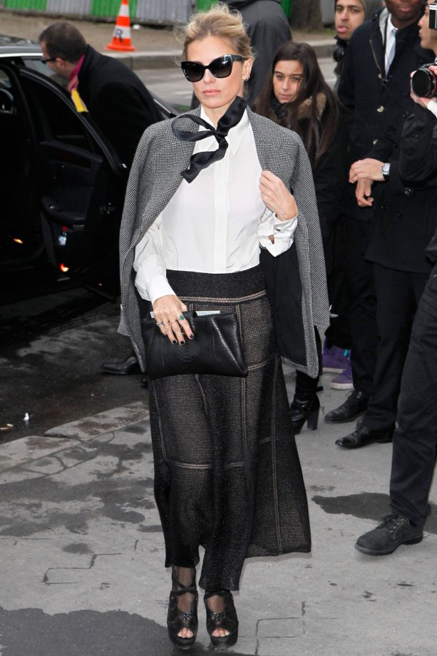 Laura Bailey At Chanel Couture's SS14 Show During Paris Haute Couture Fashion Week, 2014