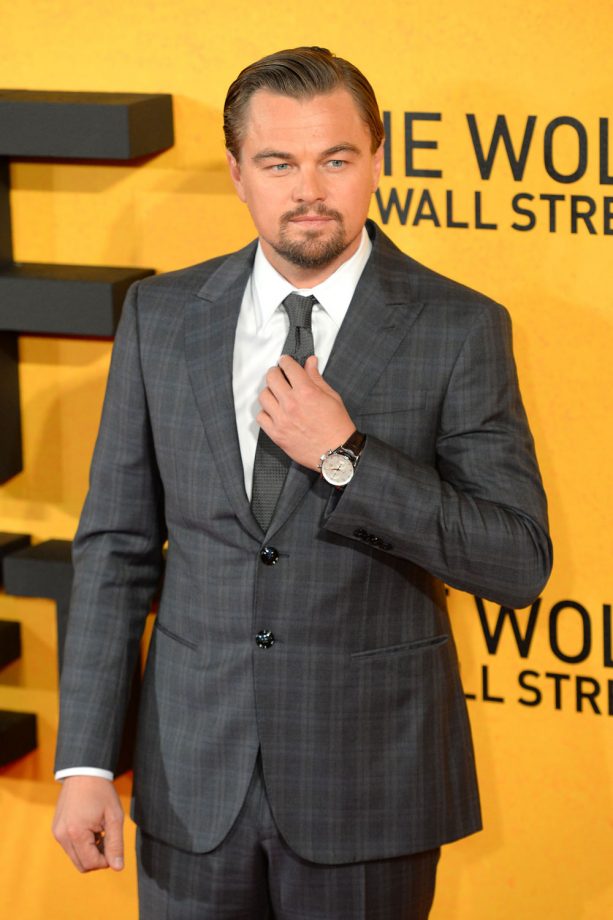 Leonardo Dicaprio In A Smart Suit And Tie At The Wolf Of Wall Street Premiere