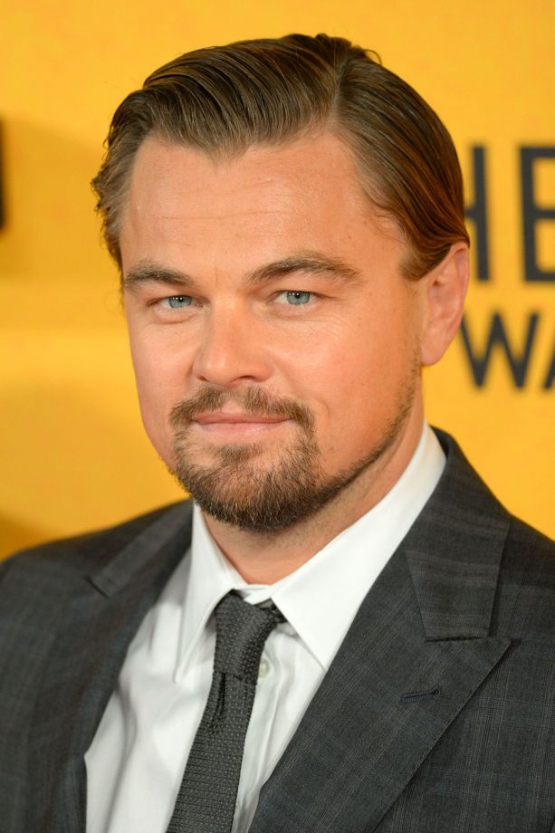Leonardo DiCaprio With A Beard At The Wolf Of Wall Street Premiere
