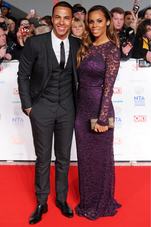 Marvin And Rochelle Humes At The National Television Awards, 2014