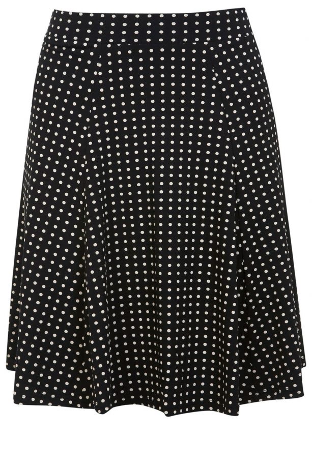 Miss Selfridge Spot Flippy Skirt, £20