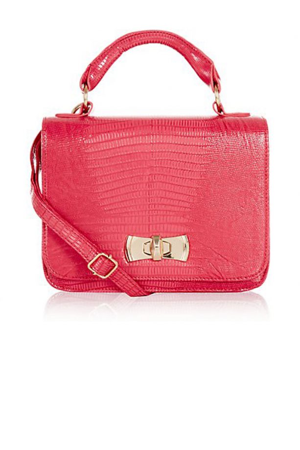 New Look Lock Snakeskin Bag, £22.99