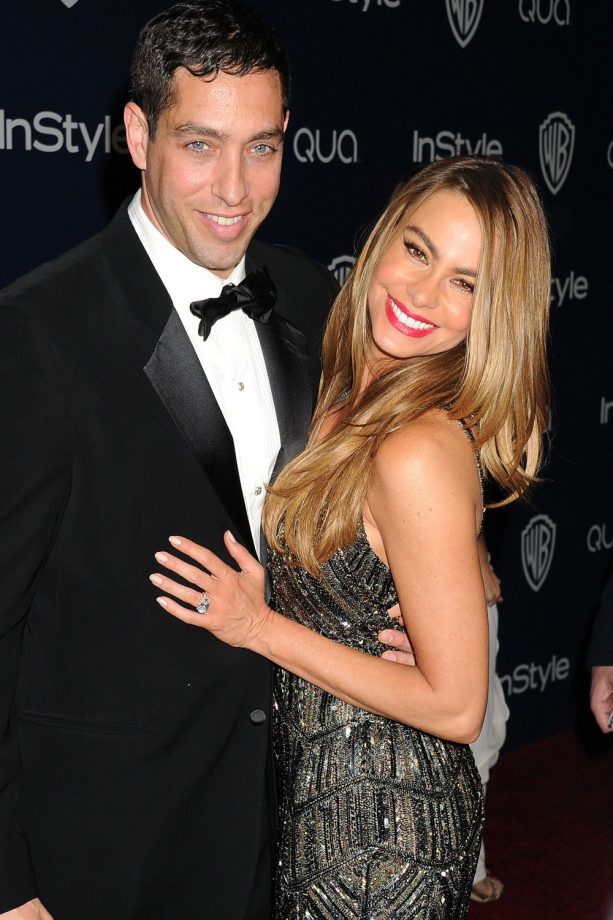 Nick Loeb And Sofia Vergara At The Warner Bros & InStyle After Party