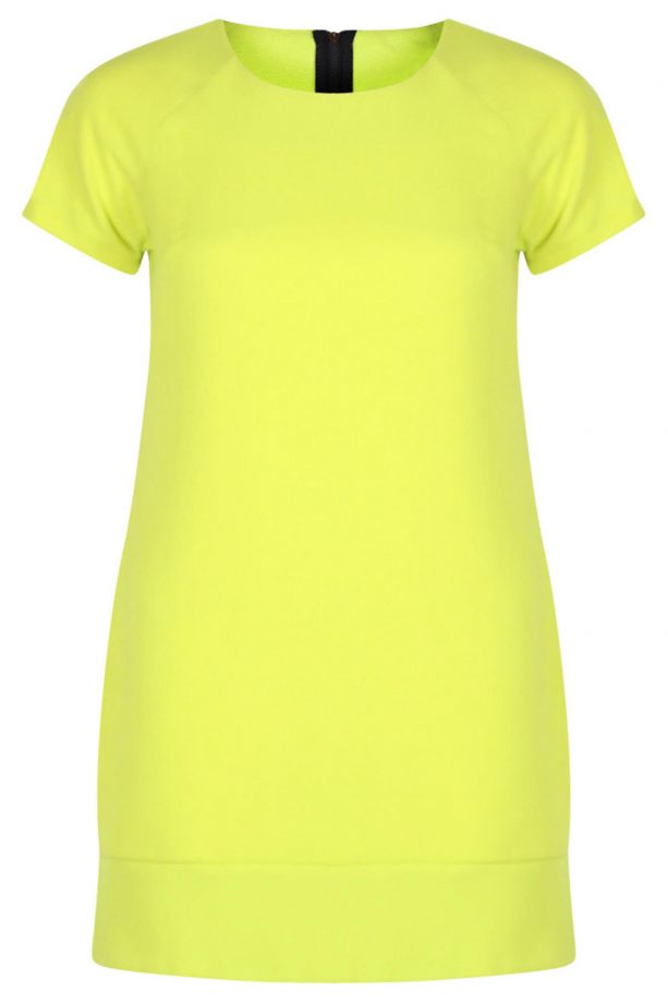 Own The Runway Lime Green Shift Dress, £19.99