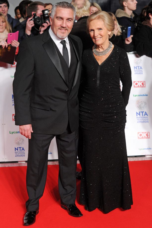 Paul Hollywood And Mary Berry At The National Television Awards, 2014