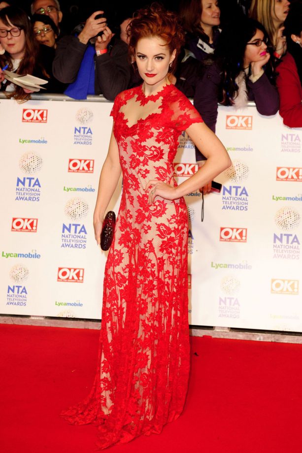 Paula Lane At The National Television Awards, 2014