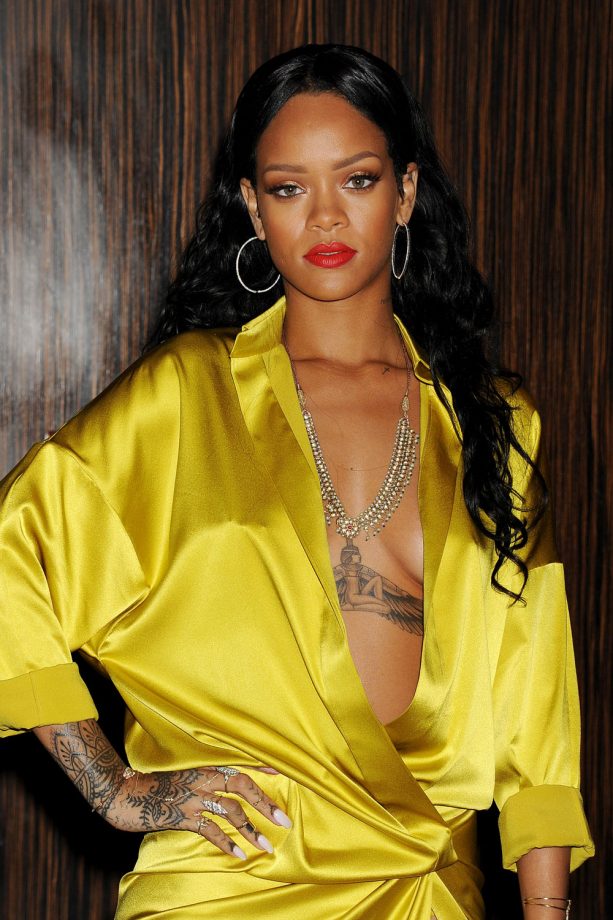 Rihanna At The Clive Davis And Recording Academy Pre Grammy Gala