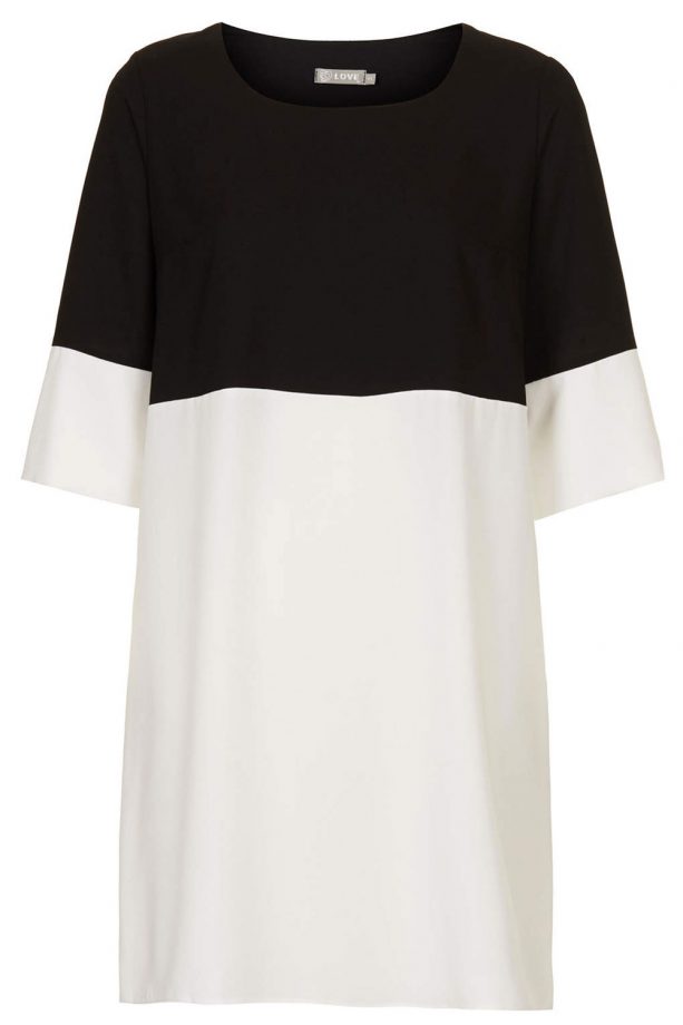 Topshop Contrast Dress By Love, £32
