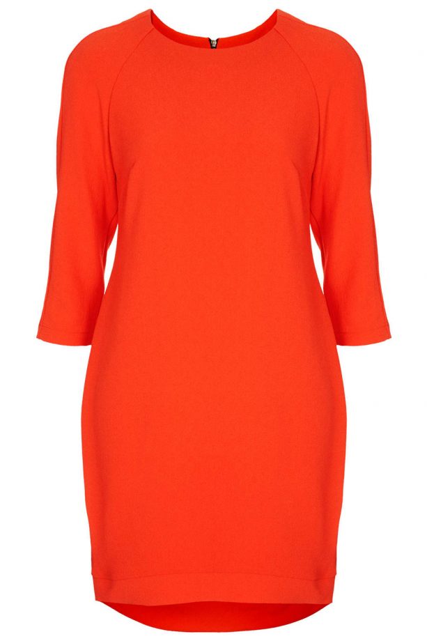 Topshop Crepe Long Sleeve Shift Dress, £45