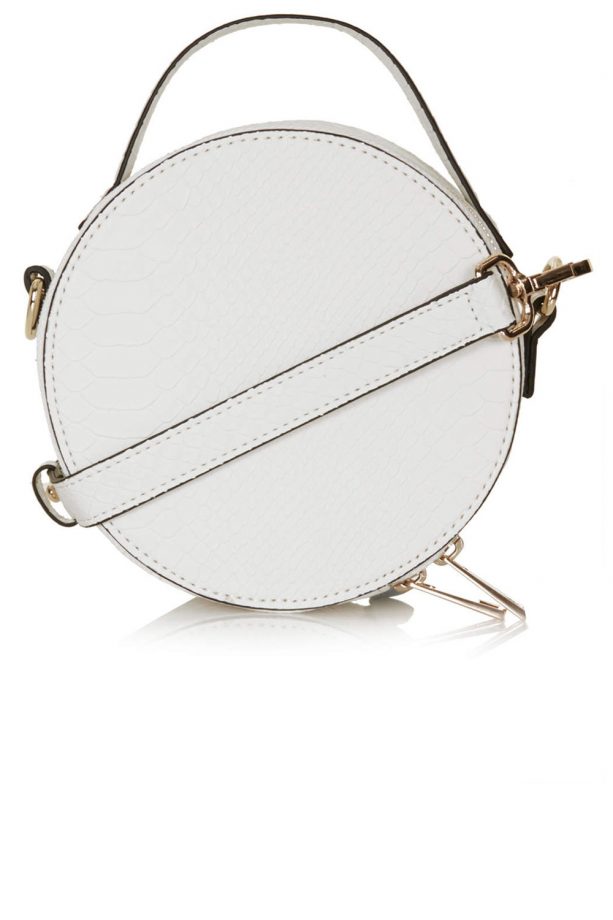 Topshop White Snake Coin Bag, £20Zara Crocodile Print Clutch With Fringes, £99.99