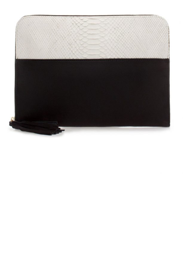 Zara Two-Tone Leather Clutch, £39.99