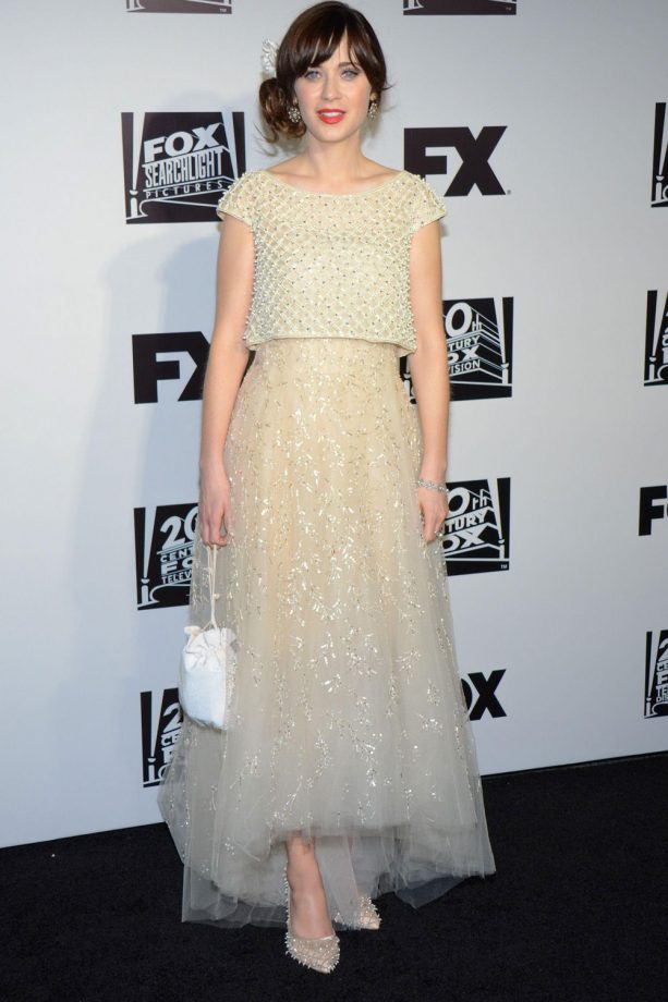 Zooey Deschanel At The Fox After Party